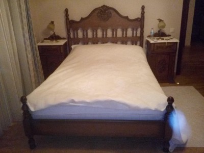 Carved  bed