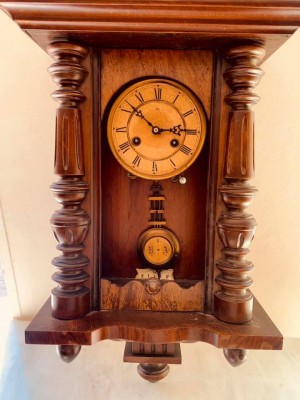 Wooden wall clock